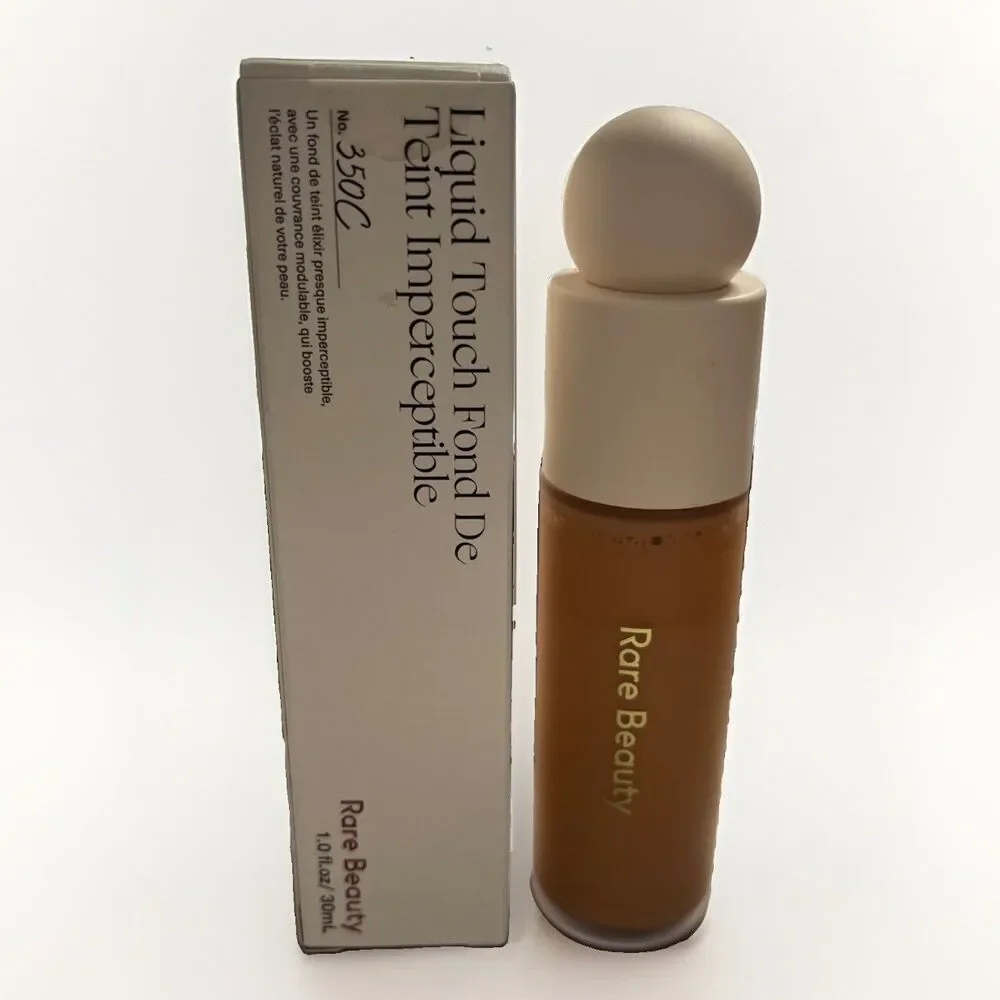 NIB Rare Beauty Liquid Touch Weightless Foundation 0.94oz Shade 350C Medium Tan